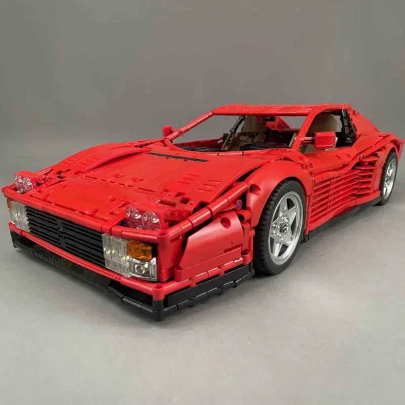 NEW in Stock 3738pcs Supercar Model Testarossa Fit MOC-98925 Model Roadsters Building Blocks Bricks Toys Kid Christmas Gifts