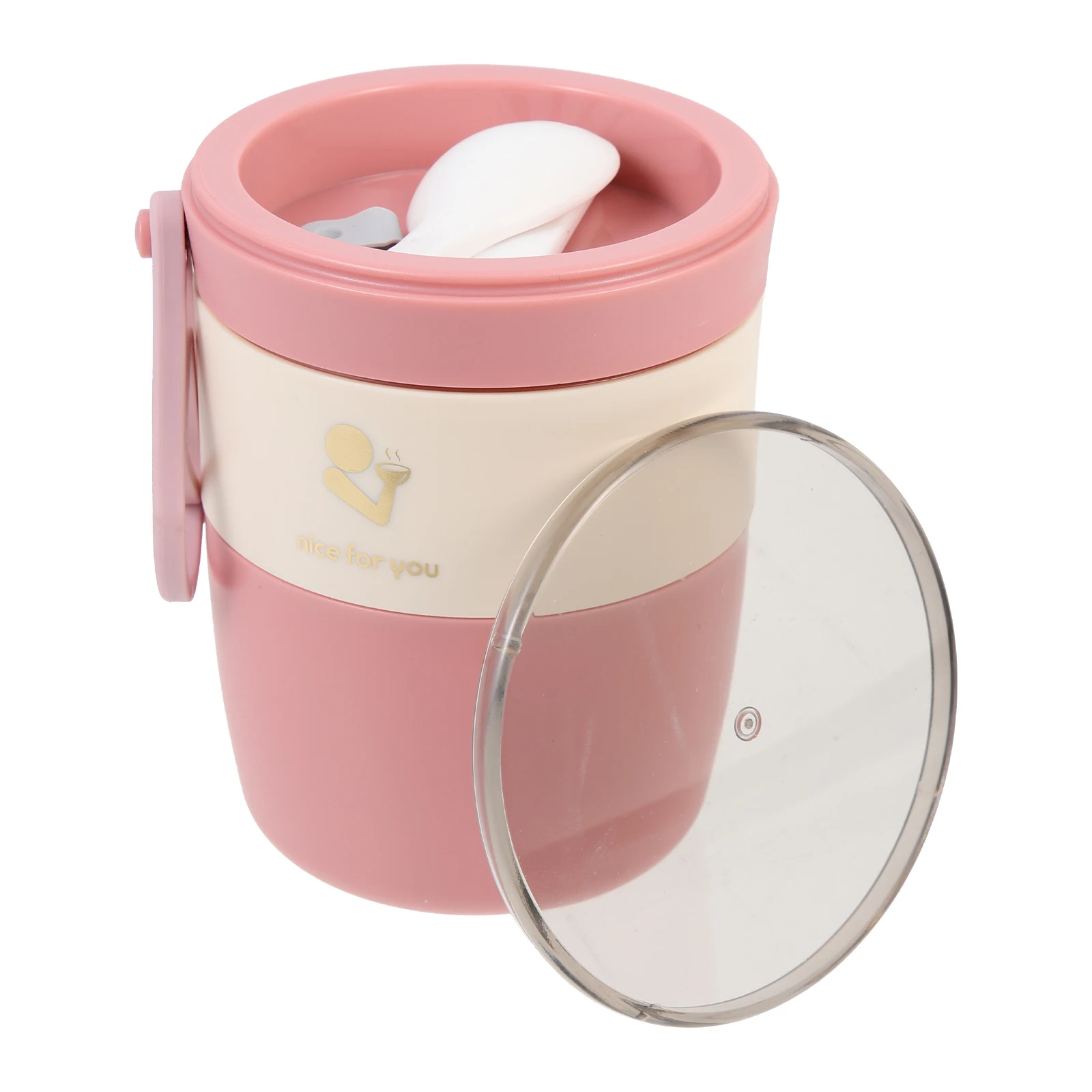 

Thermal Lunch Box Insulated Container Lightweight Safe Materials Breakfast Cup Leakproof Bento Portable Porridge Oats