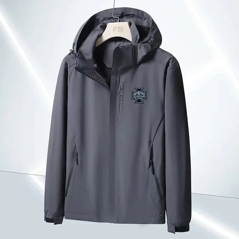 سترة خارجية جديدة ملابس رياضية بطبقة واحدة ملابس رقيقة مقاومة للرياح ومقاومة للماء للرجال والنساء