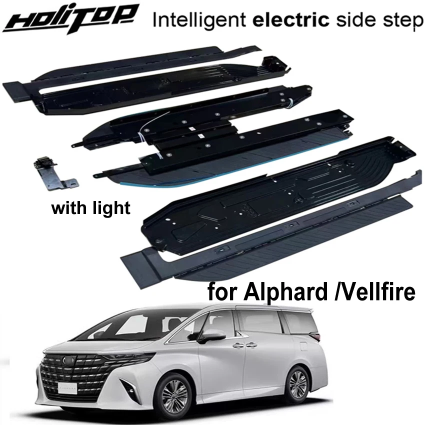 

Новое поступление, интеллектуальная электрическая подножка для Toyota Alphard/Vellfire 2024. телескопическая педаль, утолщенный и расширенный дизайн.