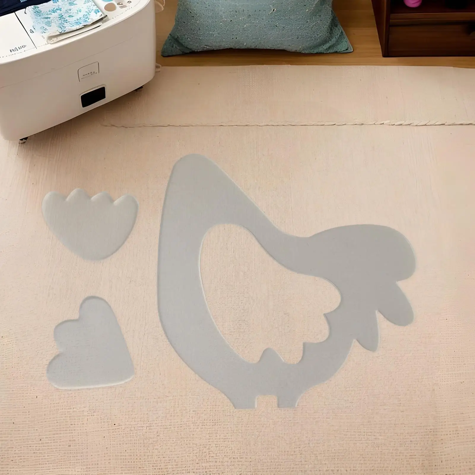 Quilting Templates Chicken Quilting Template Set Supplies Tools Pattern for Beginner Women Cushions Place Mats Family Activities view 5