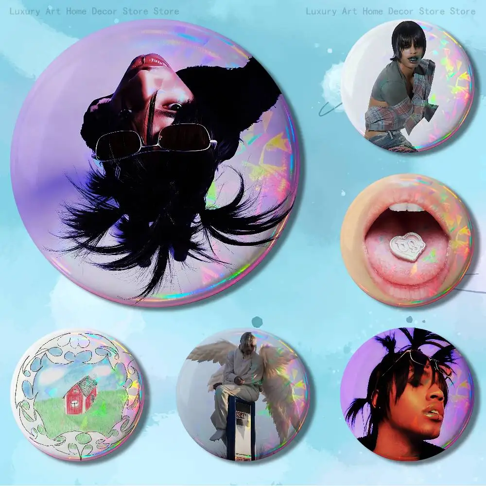 

Singer E-Ecco2K 32mm 58mm 75mm 44mm 25mm Anime Badges Brooches DIY Pins Decorations Birthday Gifts