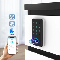 Biometric Fingerprint Lock Cabinet Lock Bluetooth TTLOCK Mini Locker For Drawer Gym Saunna Kids Safety Lock Option Wifi remote