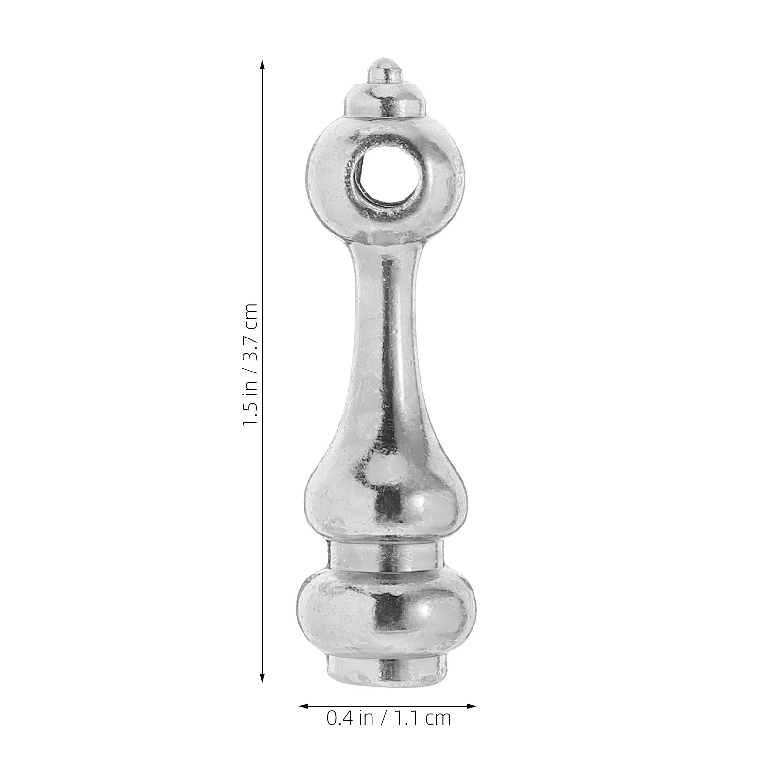 

10Pcs Zinc Alloy Glass Railing Post End Cap 4mm Hole Diameter Multi-Functional Cabinet Metal Connectors for Serving Carts