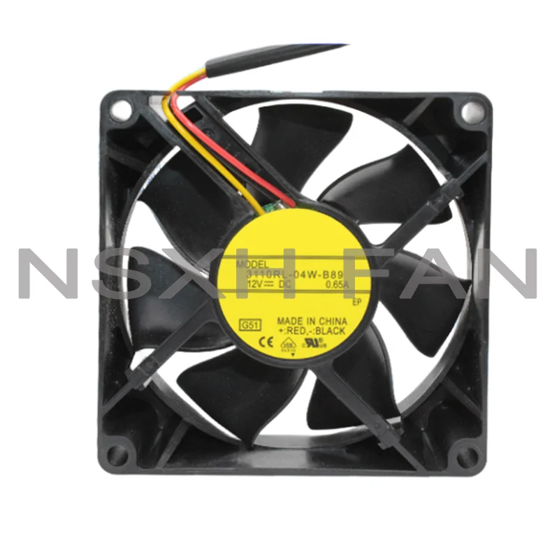 NEW 3110RL-04W-B89 8025 12V 0.65A 8CM Cooling Fan