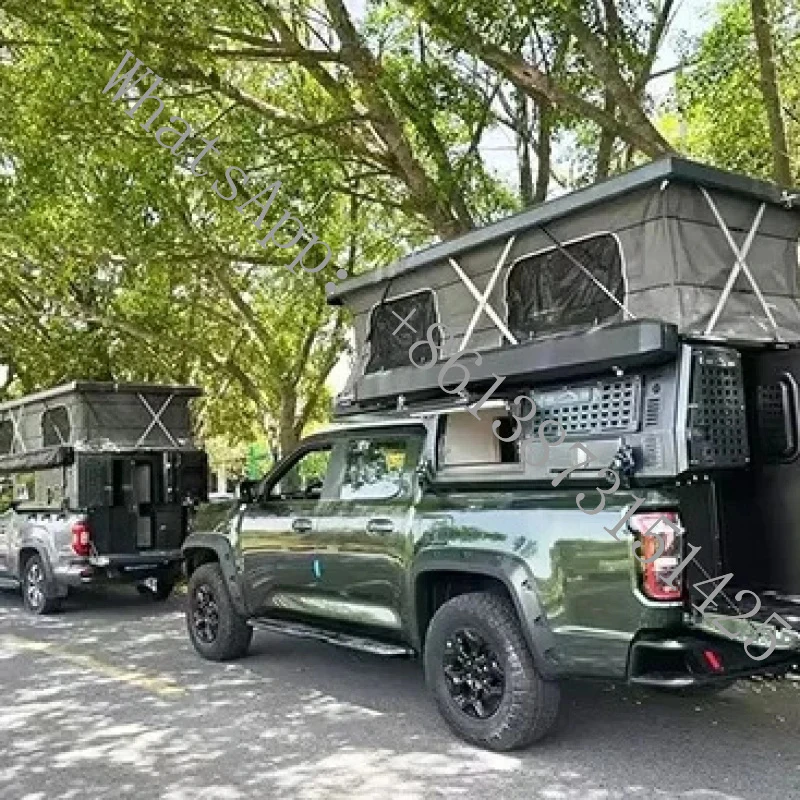 Suitable Self-Driving Backpacking Van Modified Outdoor Camping Car Tent Folding Waterproof Pickup Truck Tonneau