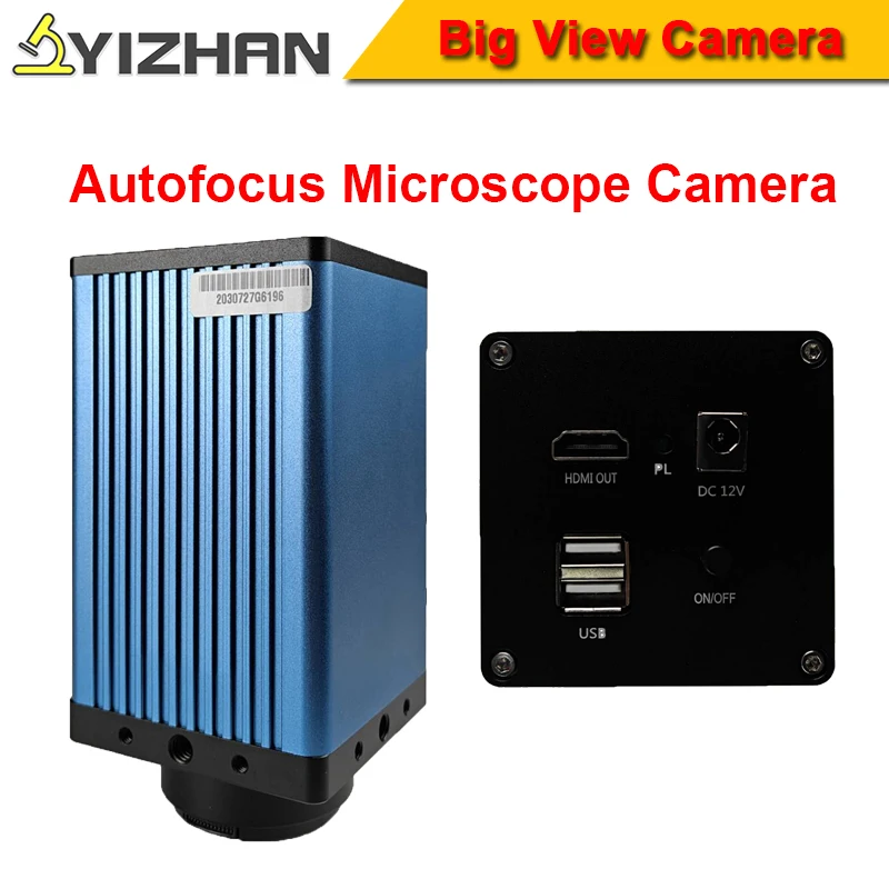 Big View HDMI Electronic Digital Microscope Camera 1080P 60FPS Autofocus Micro Scope Accessories USB Mouse Operation for Repair