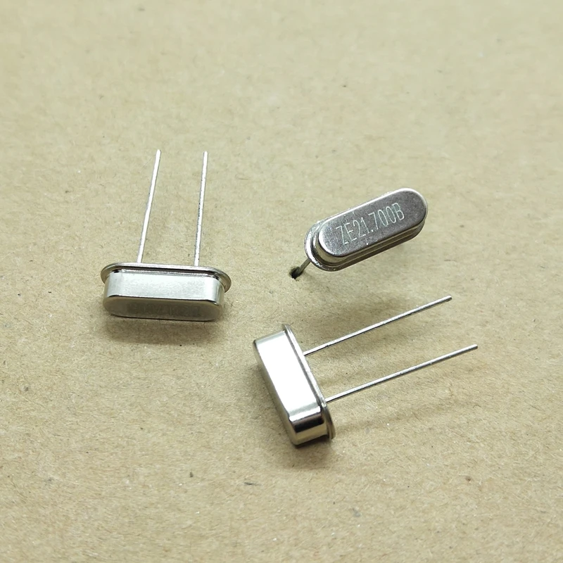 Quartz crystal oscillator 21.700MHZ in-line two-pin crystal oscillator, passive crystal oscillator