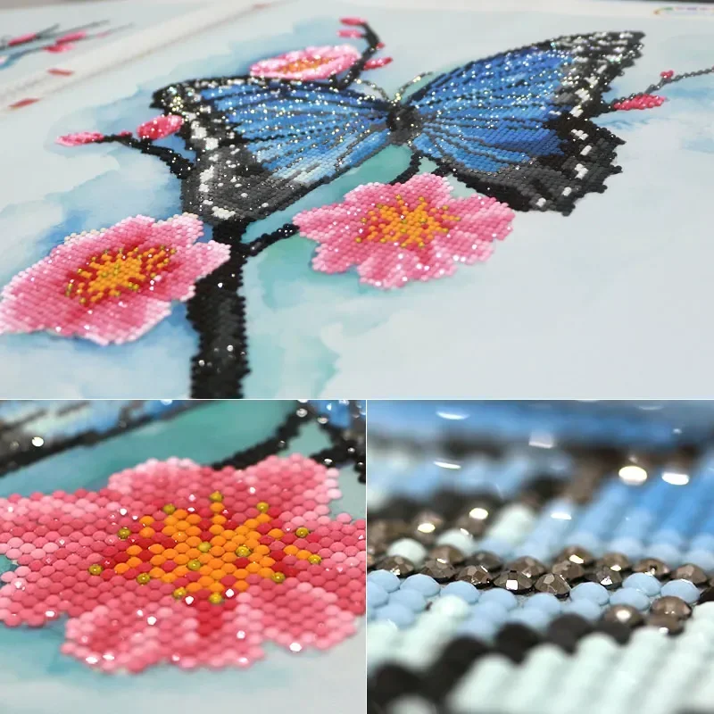 

Вышивка крестиком с алмазными стразами нестандартной формы, сделай сам