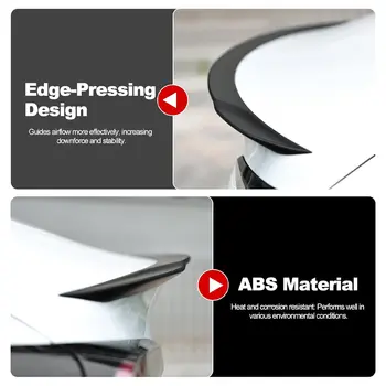 Do Tesli Model 3 Highland 2024-2025 Performance ABS Carbon Fiber Tylne skrzydła bagażnika Spoiler Akcesoria zewnętrzne do samochodów Części samochodowe 10 best sales spojler tylny modelu 3 - №3