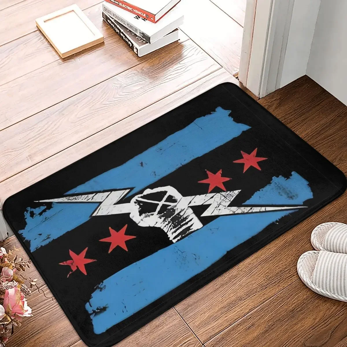 

CM Punk WWE 2023 Doormat Rug Carpet Mat Footpad Polyester Anti-slip Cushion Entrance Kitchen Bedroom Balcony Toilet