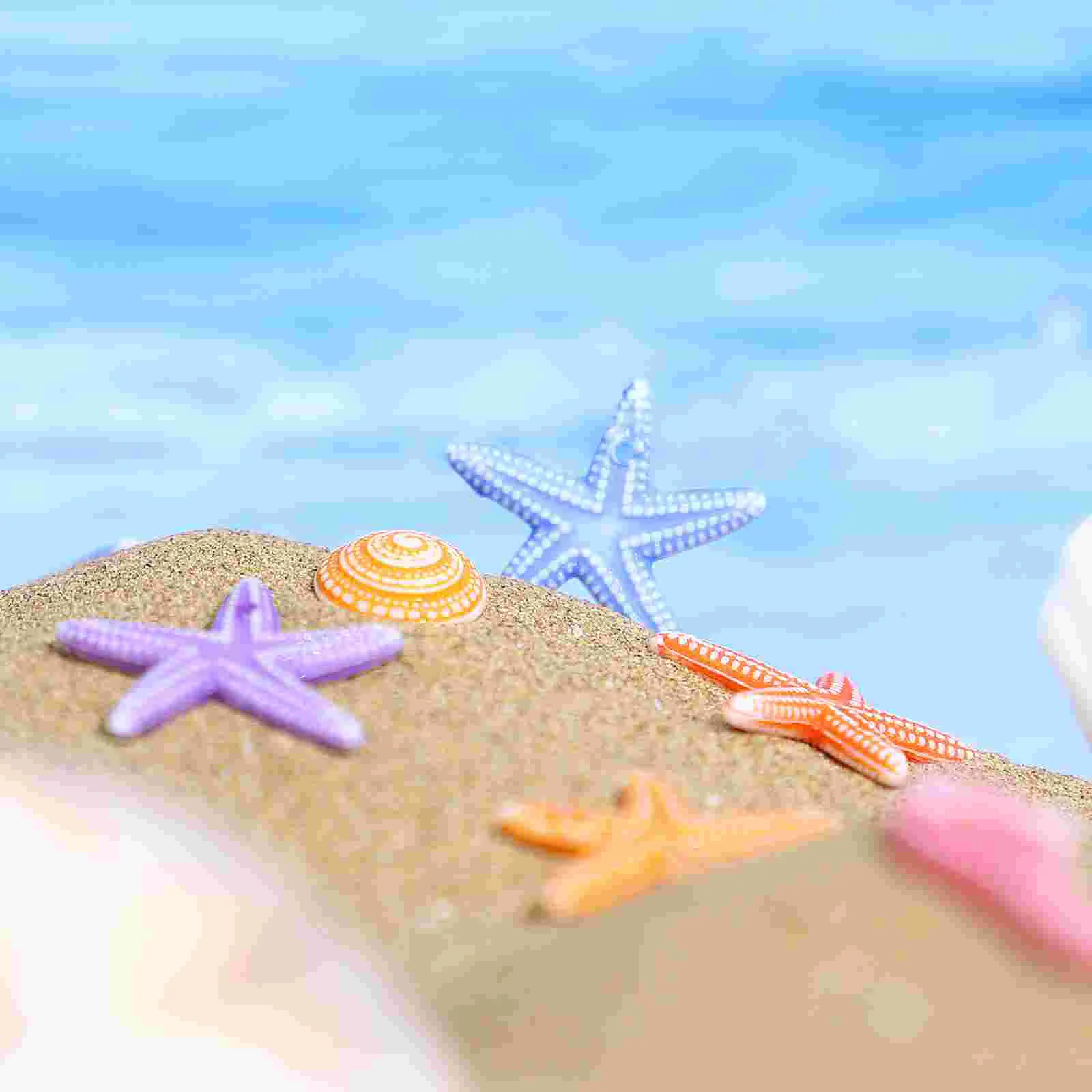 48 Pcs Sea Creature Ornaments Micro Landscape Decorations Jesus Flowerpot Marine Animals Landscaping Ocean Themed