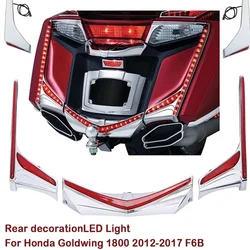 Rear Fender Tip Vertical Strips Under Tour Trunk LED Light For Honda Goldwing Gold Wing GL1800 GL 1800 2012-2017 F6B Motorcycle