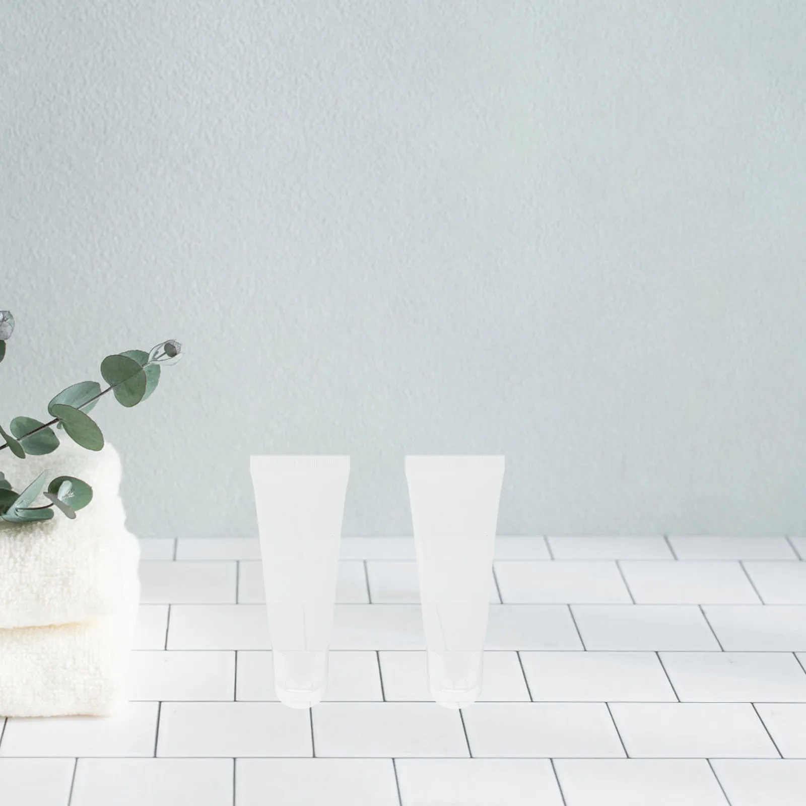 

20Pcs Travel Size Cream Tubes Refillable Tubes for Lotion Shampoo Cleanser Portable Squeeze Bottles Reusable Frosted