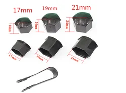 auto shape 20pcs car wheel cover screw protector nut dustproof 17 19MM for Porsche 918 Cayman Boxster 919 718 GT3