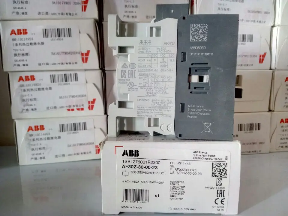 New Original ABB Contactor AF30Z-30-00-23 100-250V Direct AC Shared 50/60Hz