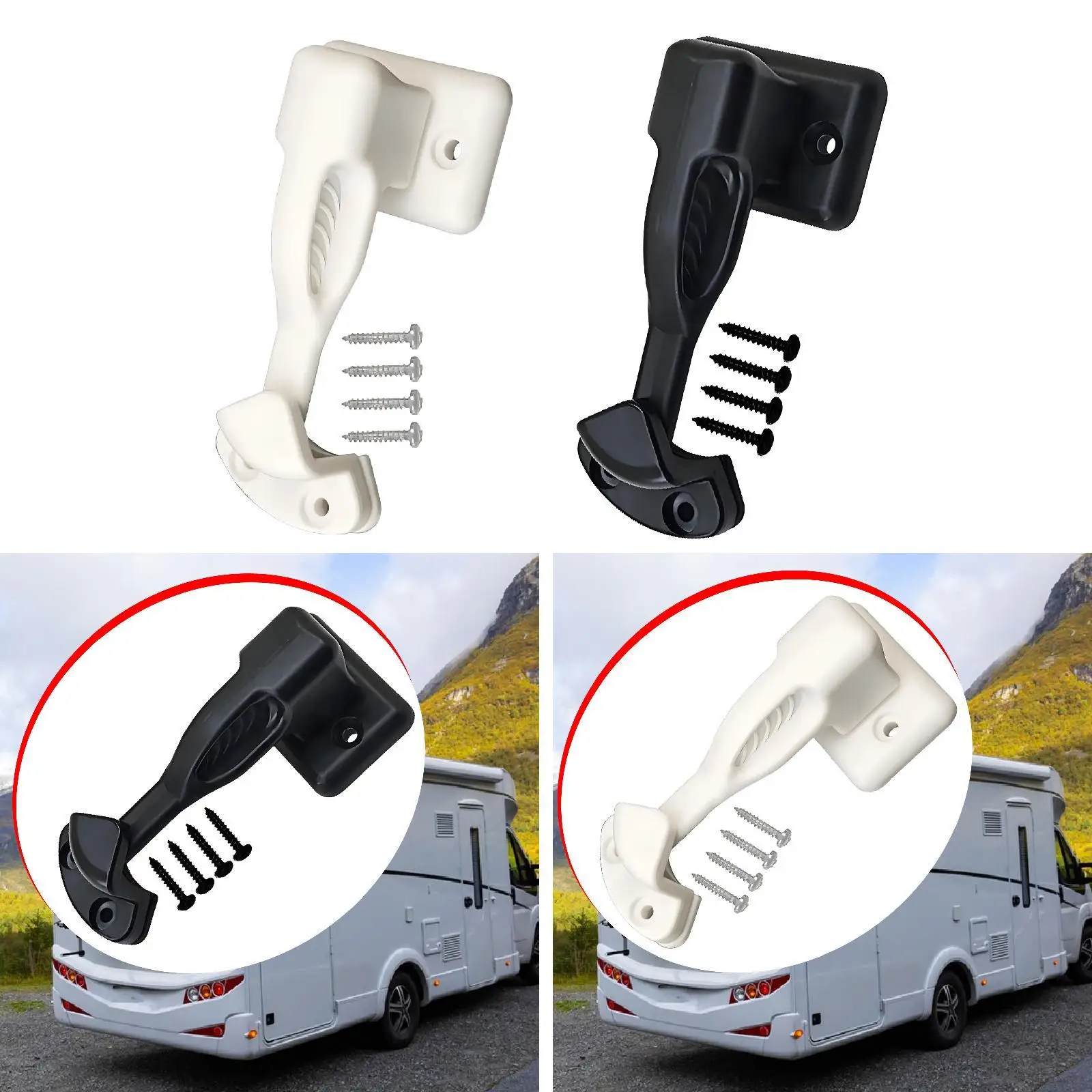 

Нейлоновая дверная защелка шкафа для автофургонов с монтажным оборудованием для яхт и прицепов