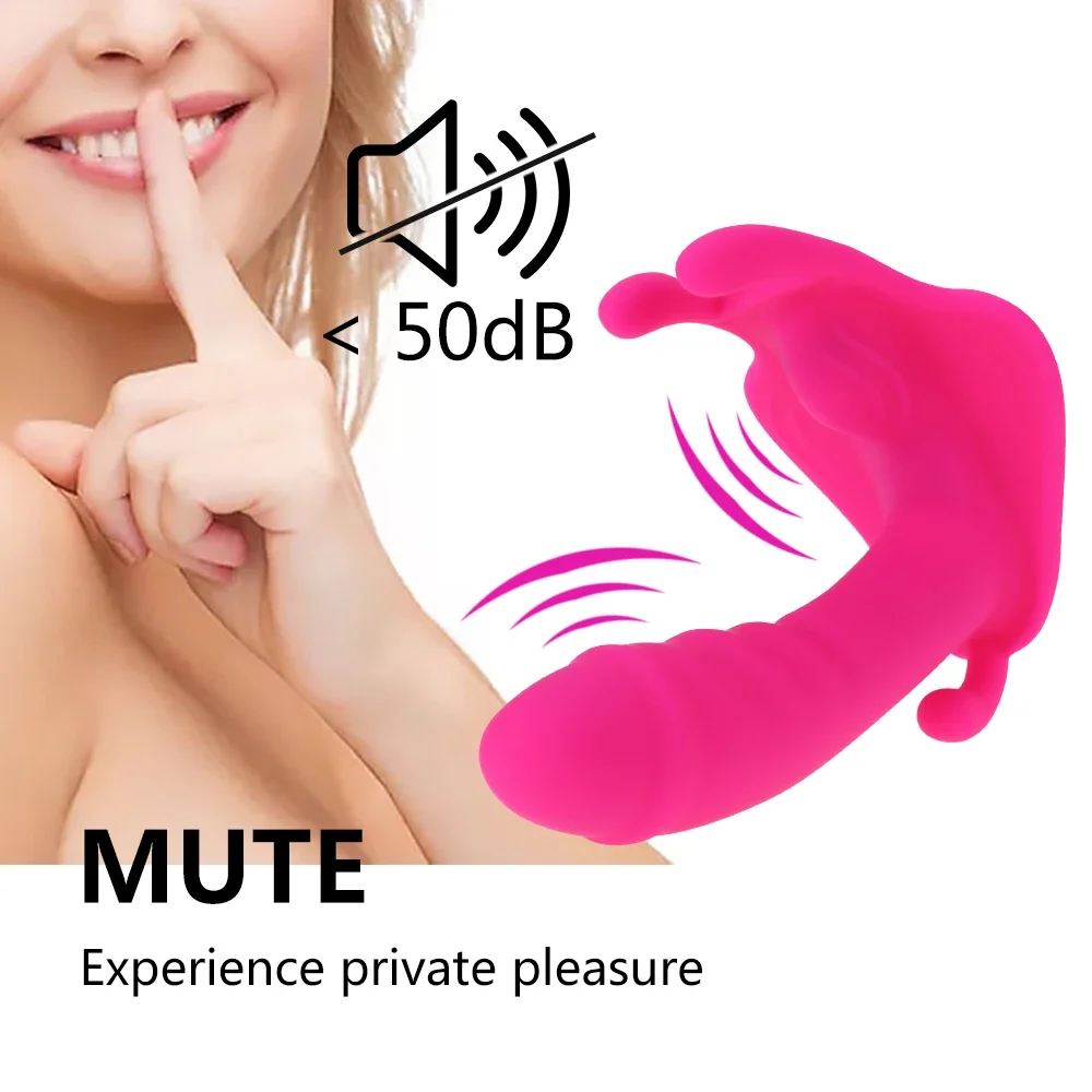 Wear Dildo Butterfly Vibrator Sex Toys for Couple Orgasm Masturbator Wireless Remote Control Panties Dildo Vibrators for Women