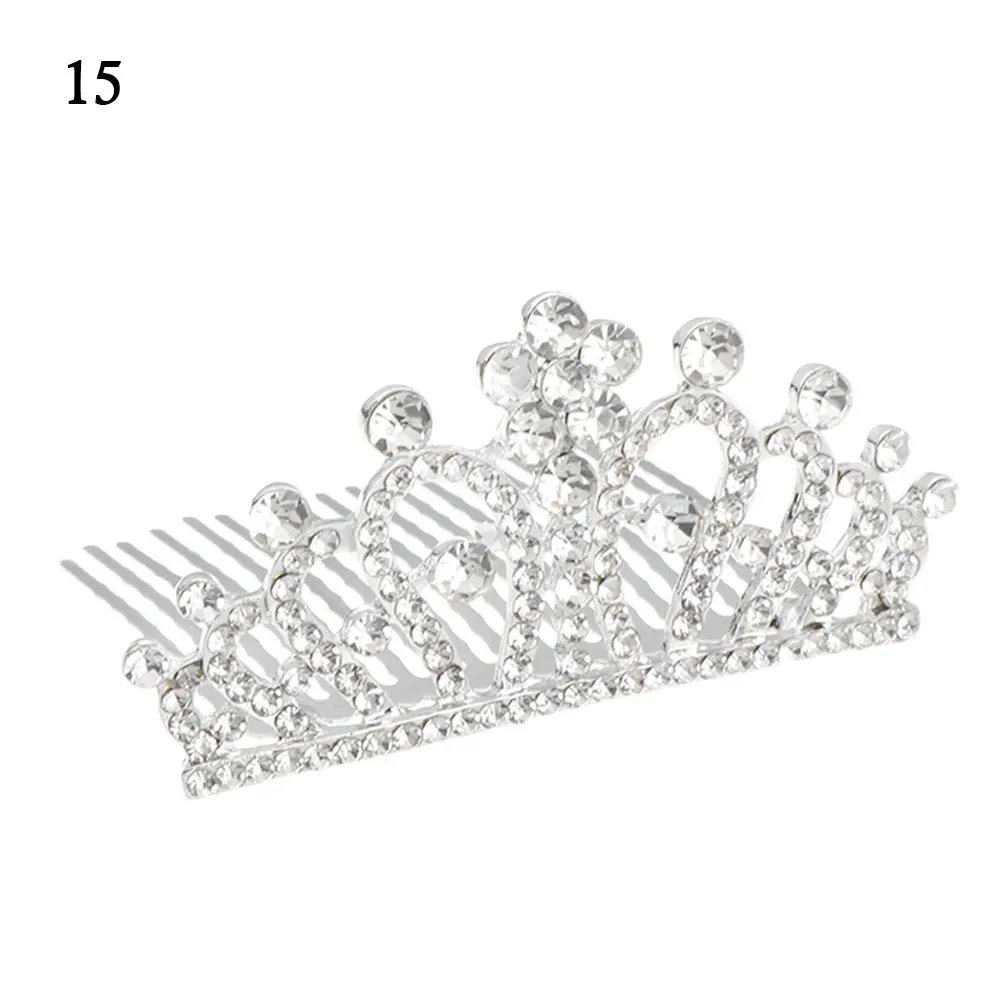 

Birthday Present Party Crystal Hairpin Rabbit Children's Headwear Crown Comb