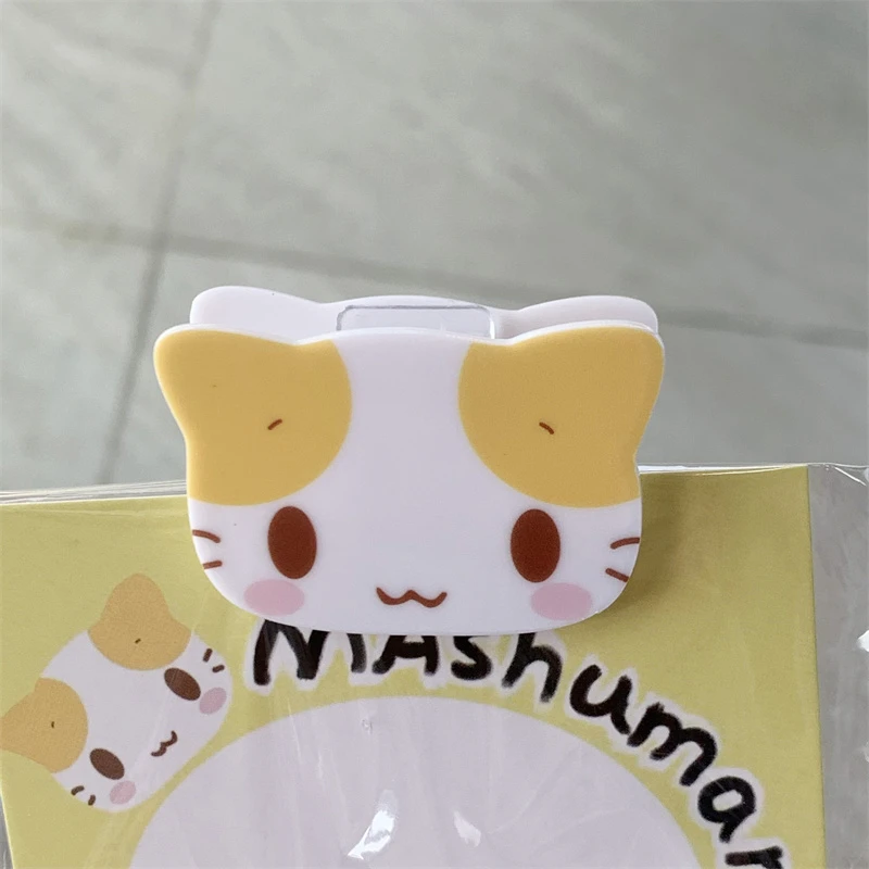 Masyumaro Fluffy Fuwa Nyanko Cat PVC Clip Cartoon Anime Kawaii Cute Mini Paper Clips