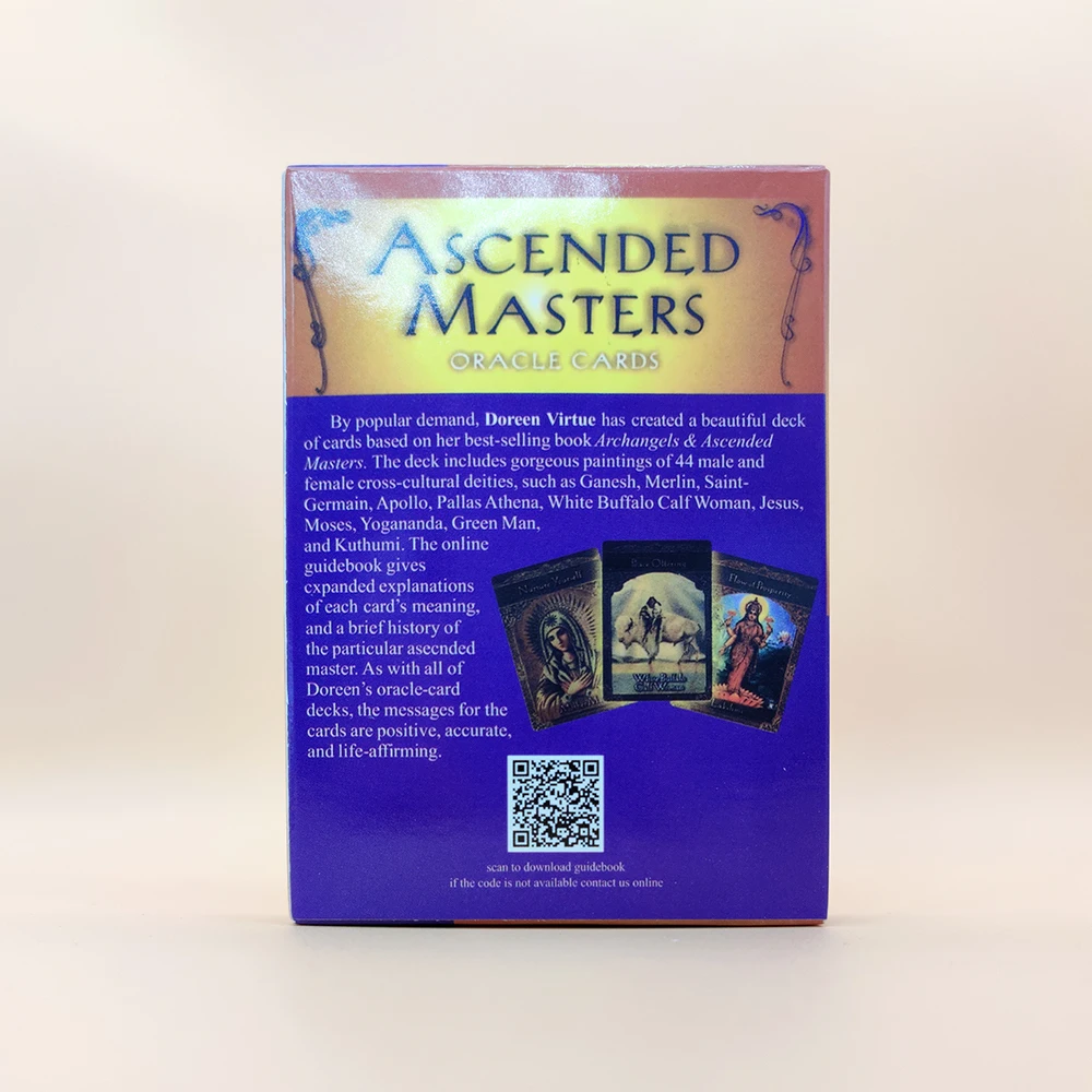 Ascended Masters Divination  Oracle Cards: 44-Card Deck Divination Prophet for Fortunetelling Fate Predictions Cards