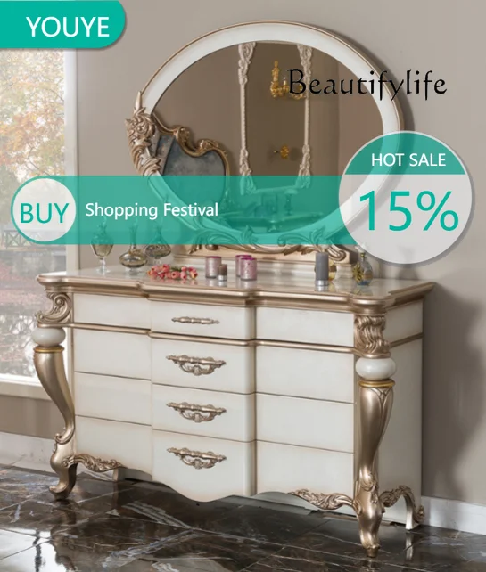 

Элитный европейский комод в неоклассическом стиле для большой квартиры, дизайнерский, с функцией хранения, высококачественный, изысканный X