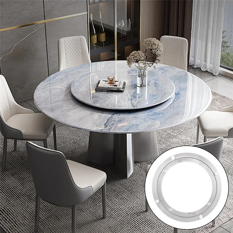 

A33Z-2 шт. 8-дюймовый алюминиевый подшипник Lazy Susan, вращающийся подшипник проигрывателя Lazy Susan, поворотная пластина, фурнитура для обеденного стола