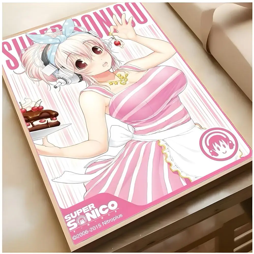 Niedlicher Anime-Charakter S-Super Sonico Poster Superior Home Space Pub Indoor Dekorative Kunst & Wohndekoration – Detail 10