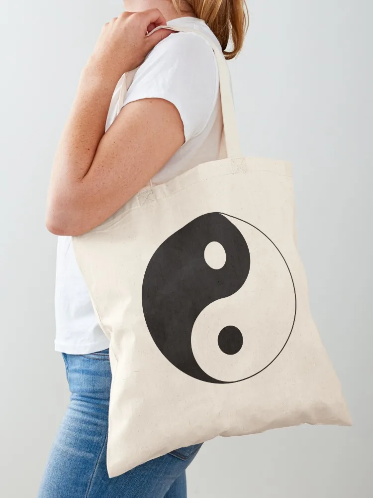 Ying and Yang Black And White Tote Bag canvas bags canvas tote bags tote bag women cute bag