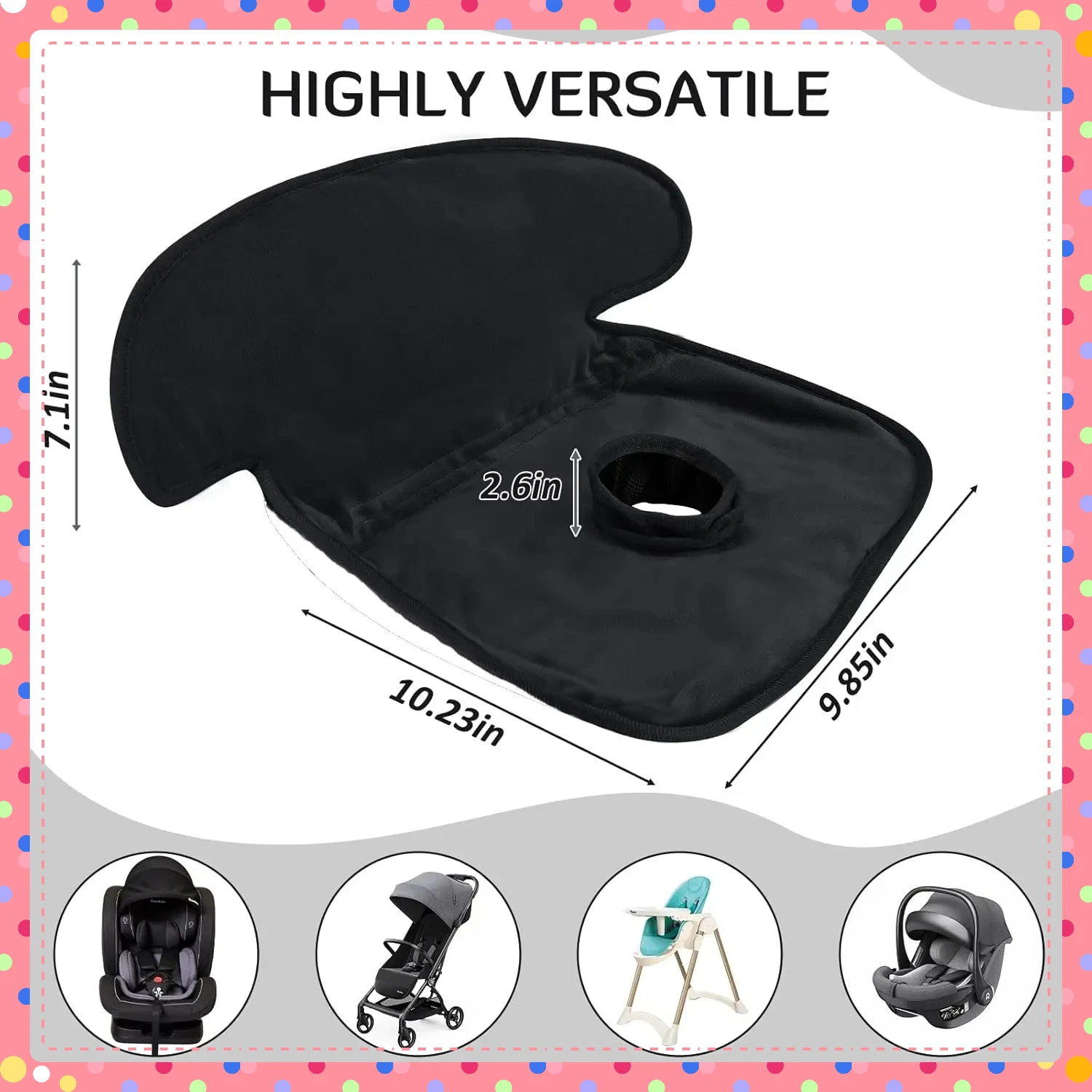 واقي مقعد السيارة فائق الامتصاص ومقاوم للماء، بطانة تدريب قابلة لإعادة الاستخدام للأطفال، مانعة للتسرب للسيارة وعربة الأطفال