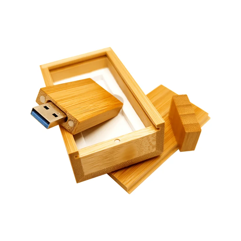 10 ชิ้น/ล็อตไม้ไผ่ USB3.0 แฟลชไดรฟ์ความเร็วสูง 4GB 8GB 16GB 32GB 64GB 128GB และกล่องไม้ไผ่ฟรีโลโก้ที่กำหนดเอง
