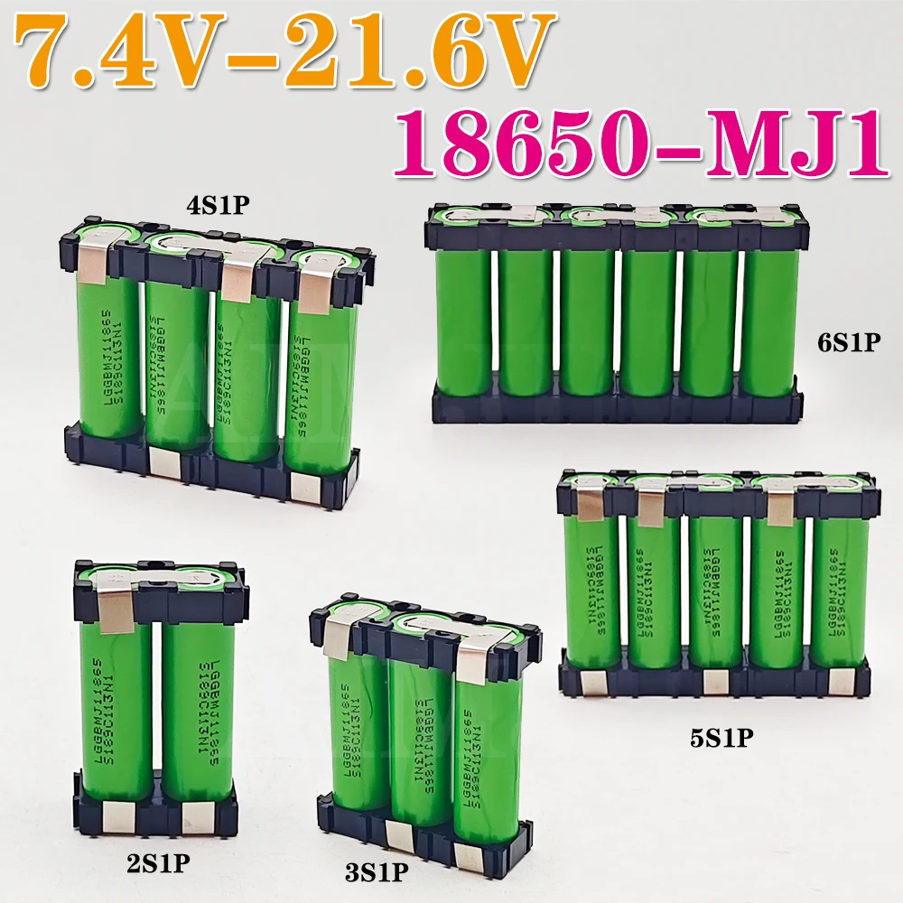 

MJ1 3000mAH 20A discharge 3S 4S 5S 6S 7.4V 12V 14.4V 18V 25.2V screwdriver battery 18650 battery pack