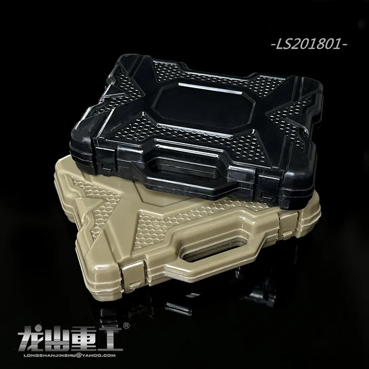 LS201801  1/6 Weapon Gun Box Weapon Case Rifle Suitcase Plastic Storage Box Model Figure