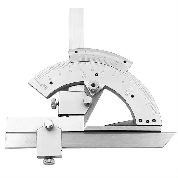 DC58-320 Accurate Measuring Protractor 0-320/0-360 Degrees Universal Angle Ruler Tool