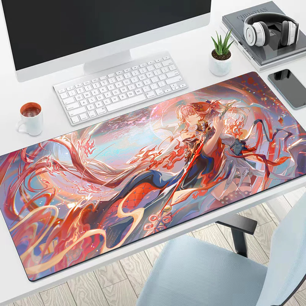 Wuthering Waves Large Mouse Pad PC Computer Game MousePads Desk Keyboard Mats Office Rubber Anti-slip Mouse Mat 40x90 30x80 CM