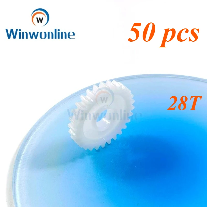 50x 28T Gear Used for Epson M 2140 1128 2148 2128 3178 2129 M2140 M1128 M2148 M2128 M3178 M2129 Printer Parts winwonline