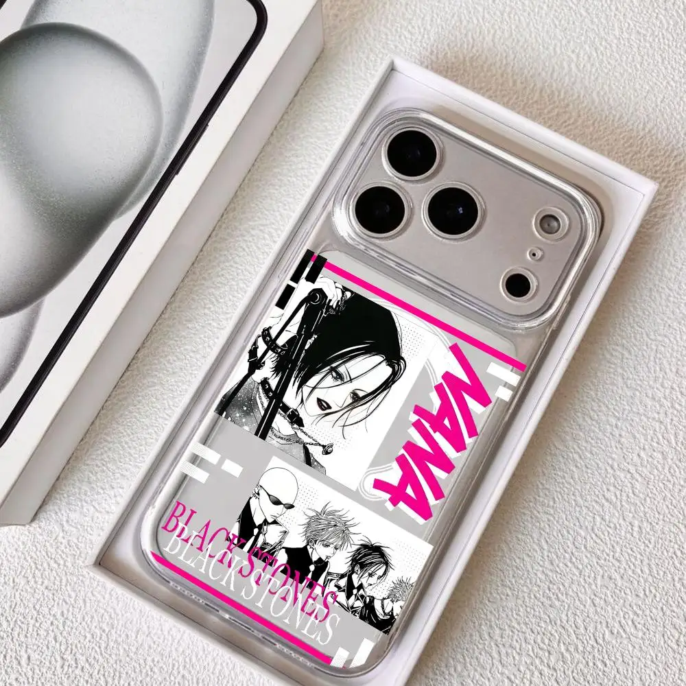 

Cool Anime Girl Nana Phone Case For iPhone 17 16 15 14 13 12 Pro Max Plus With Magnetic Crystal Clear Case Wireless Charge