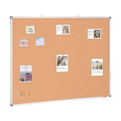 6 Inch Large Cork Board - Wall-Mounted Pin Board Bulletin Organizer