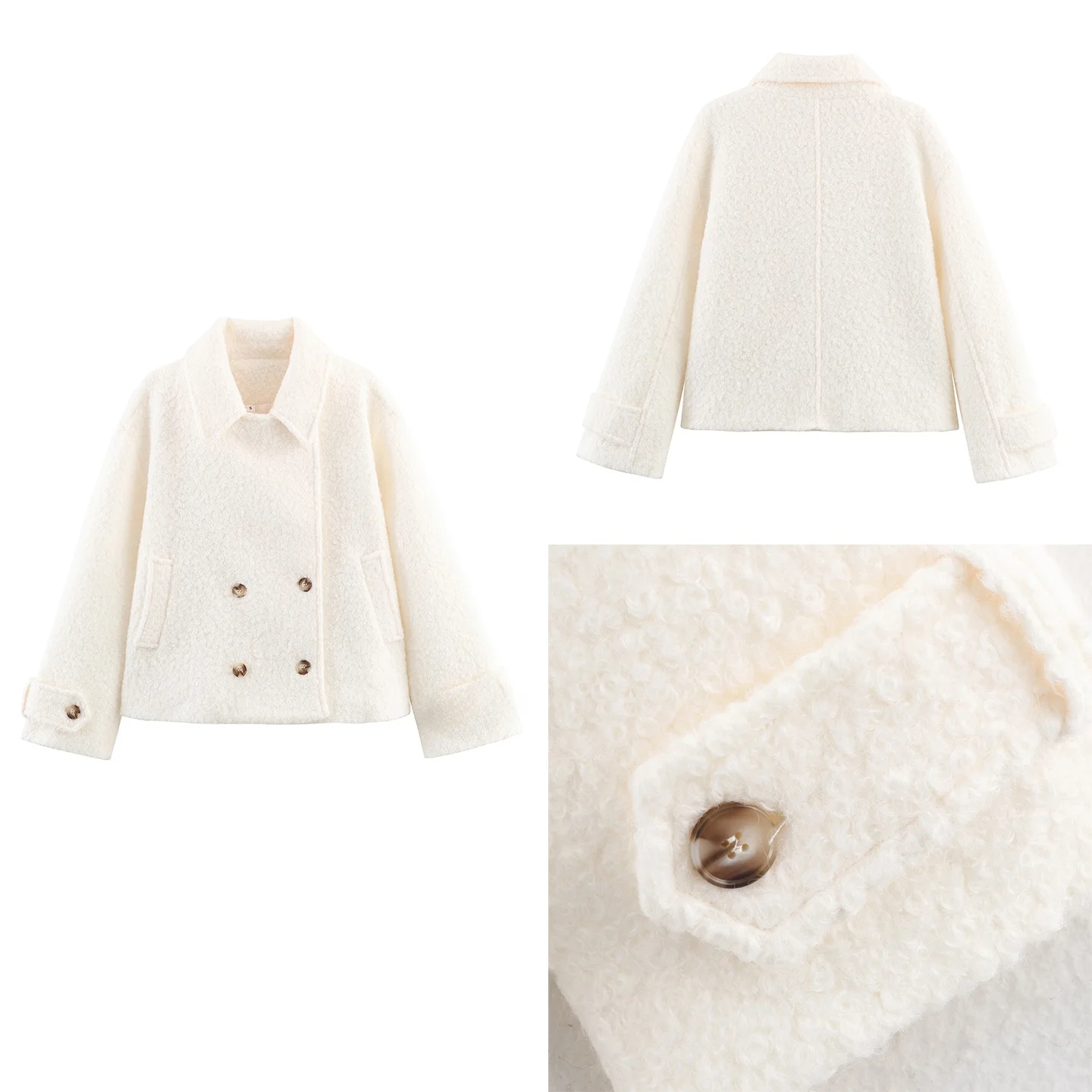 

Faionable повседневное универсальное женское пальто, осень 2022, новое длинное двубортное пальто с лацканами для женщин, бренд Z