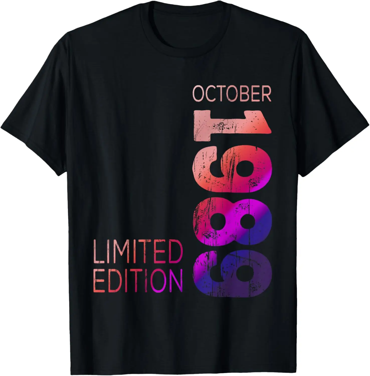 طبعة محدودة خمر ريترو سنة الميلاد 1989 تي شيرت عادية تي شيرت مخصص ملابس رجالي الشارع الشهير قمصان الشارع الشهير #6