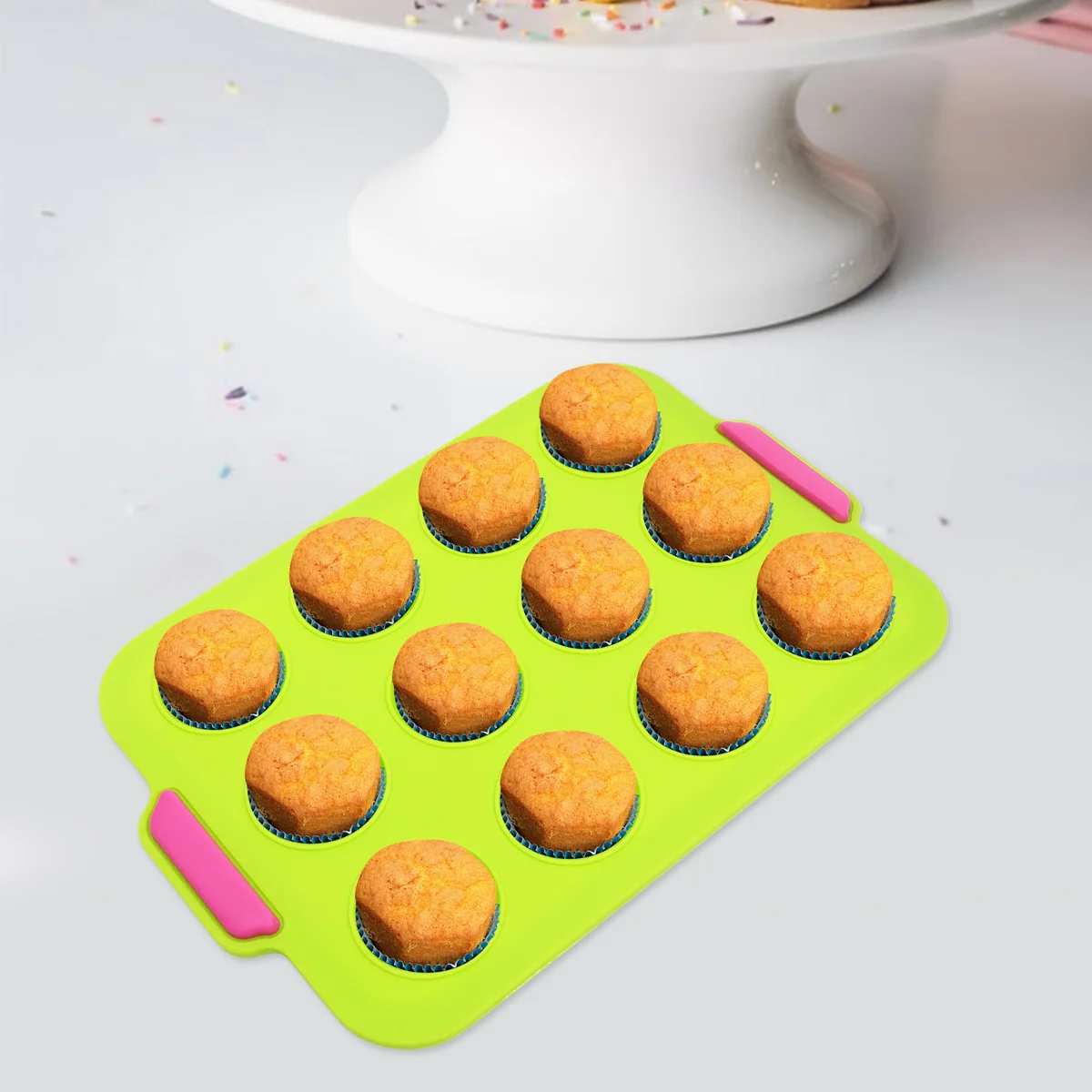 

Muffin Cup Cake Mold Home Baking Tool Egg Tart Mould Tray Small Easy Clean Safe