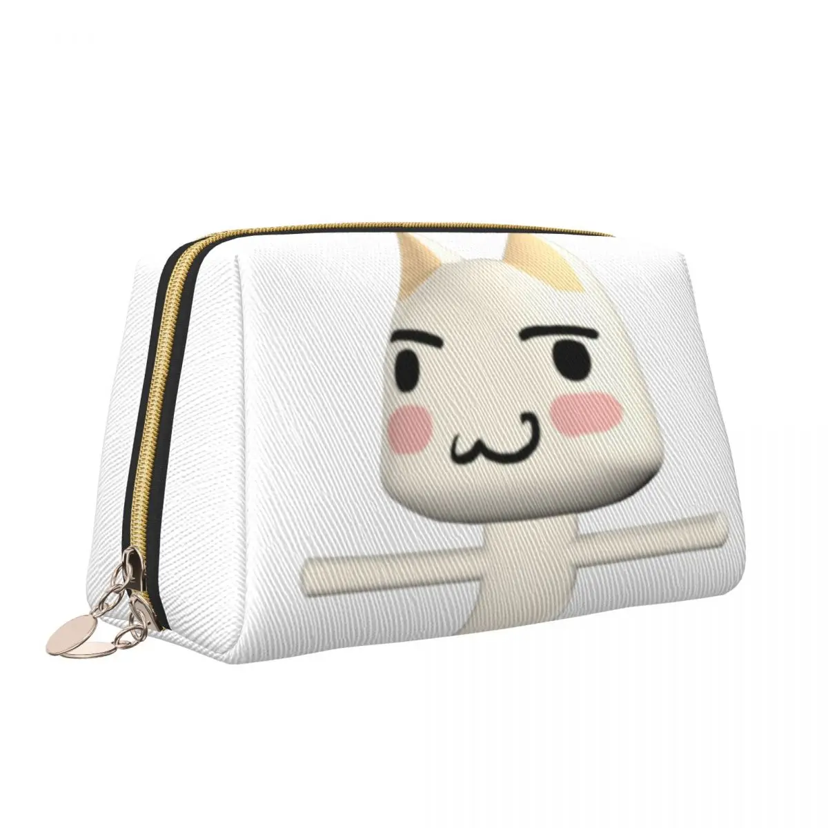 Cartoon Anime Games Toro Inoue Cat Makeup Bag Women Travel Cosmetic Organizer Cute Storage Toiletry Bags