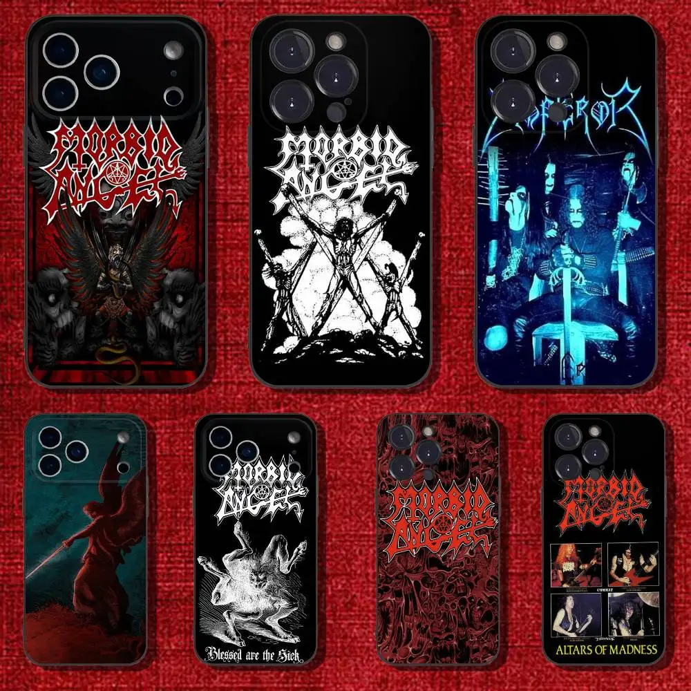 

M-Monogatari Series Phone Case For iPhone 6,17,16,15,14,13,12,11 Plus,Pro Max,XS,X,XR,SE,Mini,8,7,Soft Silicone Black Cover