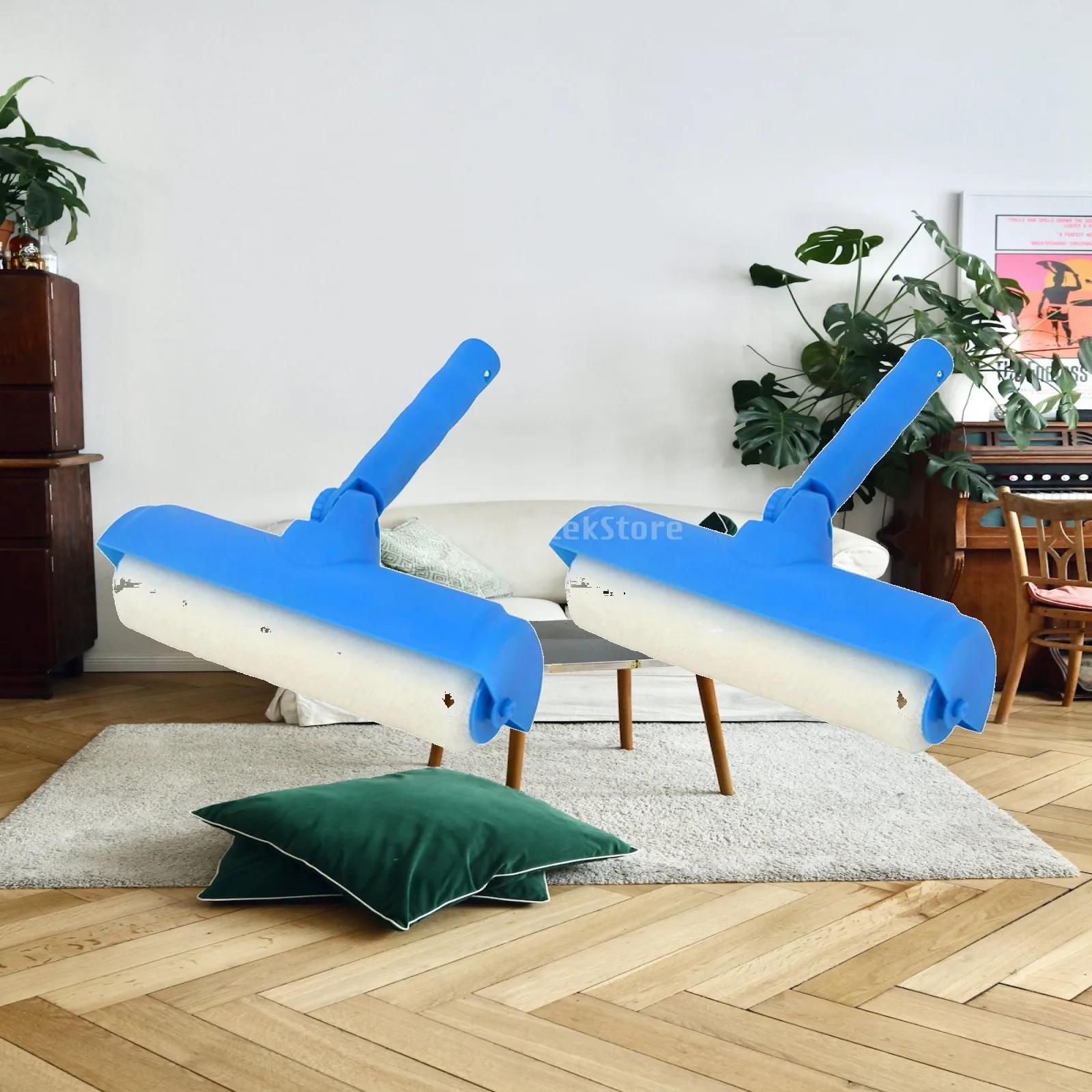 No Drip Paint Roller Adjustable Angle Large Coverage Painting Tool for House Walls Ceilings Application Kit
