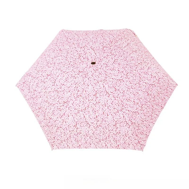 

Cat flat 50% off pocket sun umbrella female anti-ultraviolet ultra-light and small portable floral sunshade bag umbrella