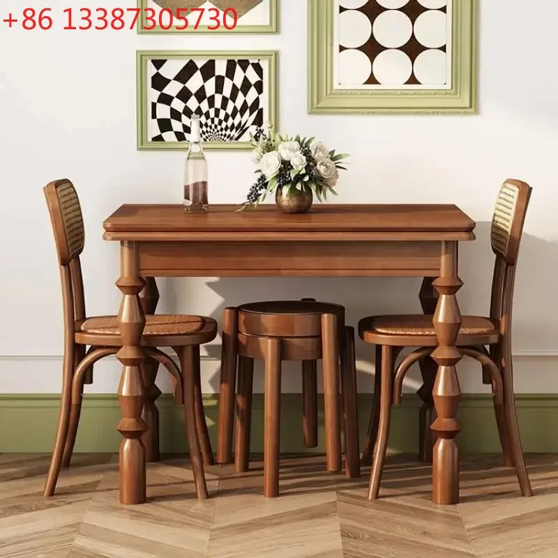 Wooden Large Dining Table Waterproof Oilproof Restaurant Coffee Safe Dining Table Kitchen Salon Mesas De Jantar Trendy Furniture