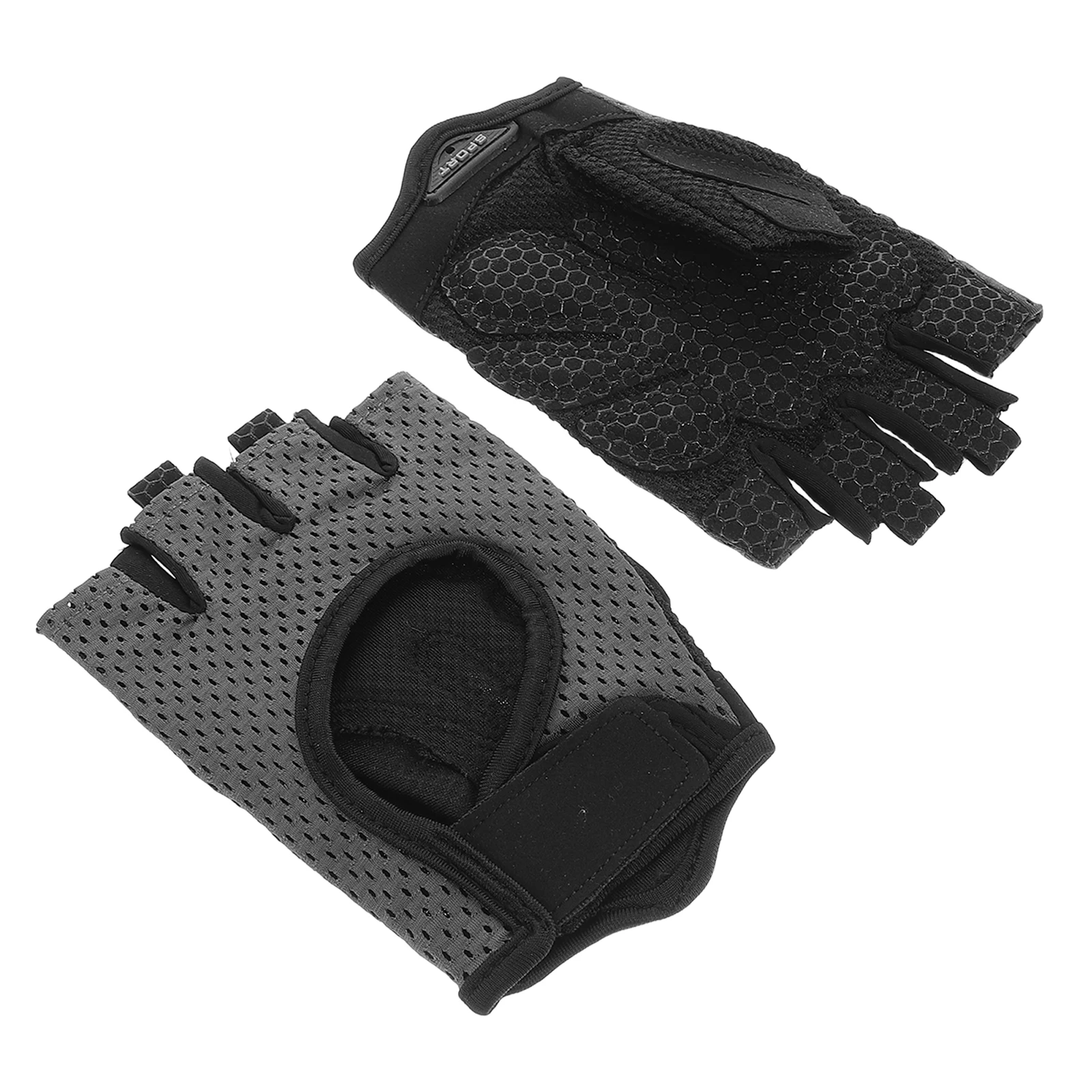 

Half Finger Fitness Gloves for Men Women Breathable Anti Slip Gym Weightlifting Biking Cycling Gear Shock Absorption Outdoor