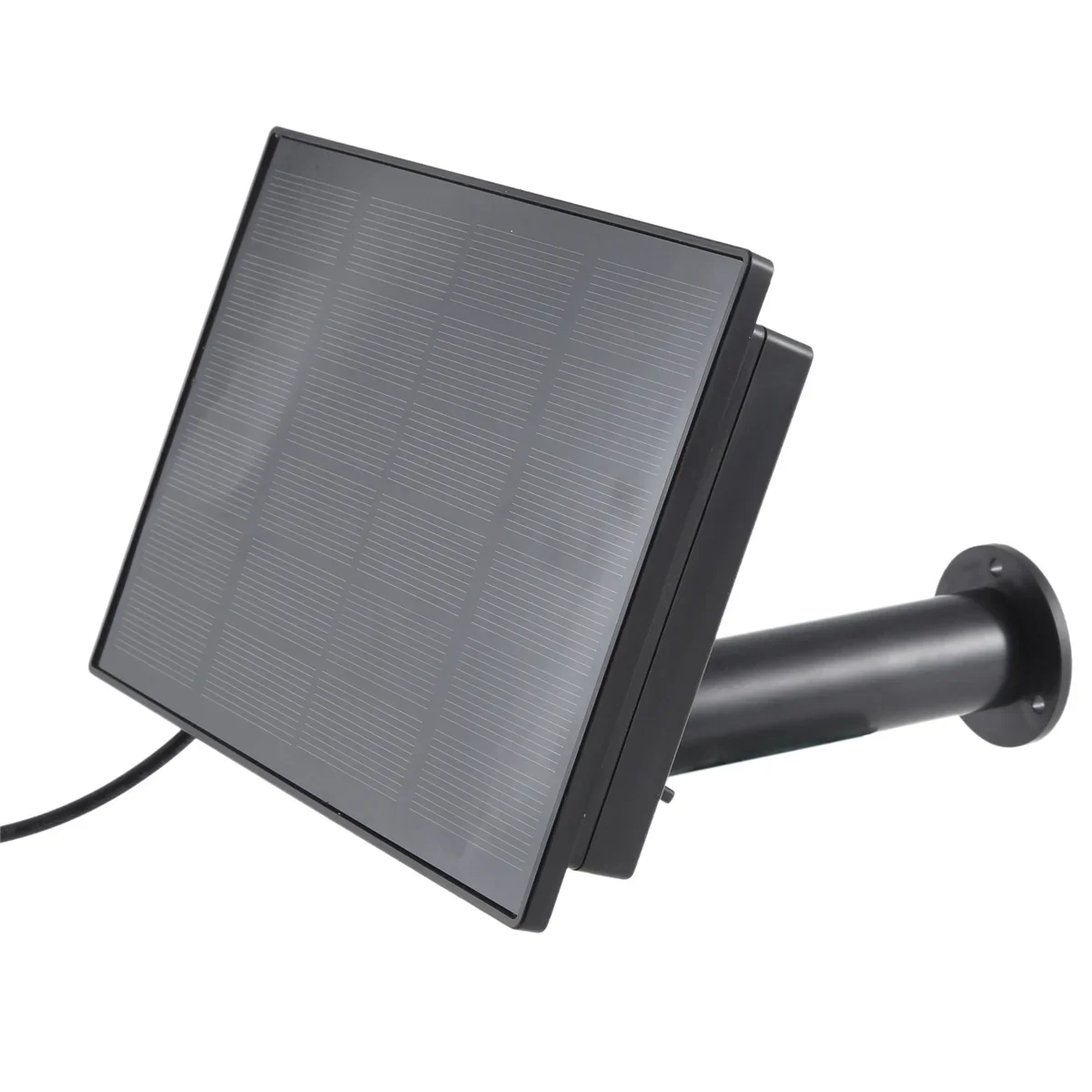 

4W Solar Panel Output 5V Solar Cells Charge Built-in 18650 Battery for Outdoor Security Camera HOT