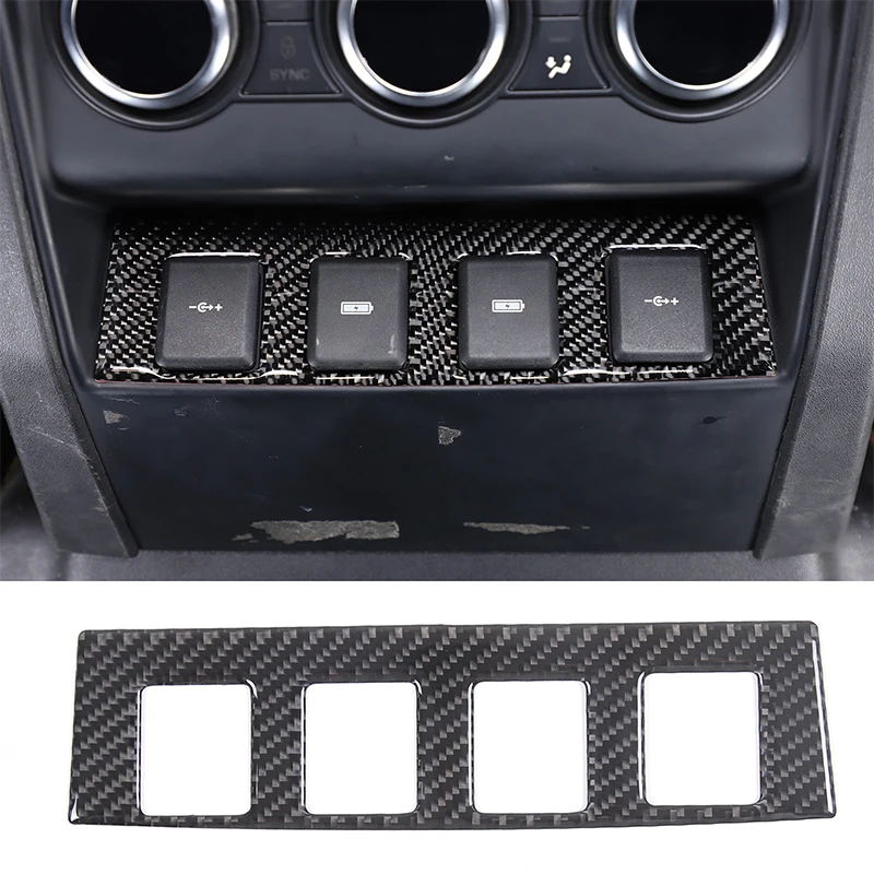 

For 2020-2024 Land Rover Defender 110 car styling car rear charging port outer frame sticker car interior protection accessories