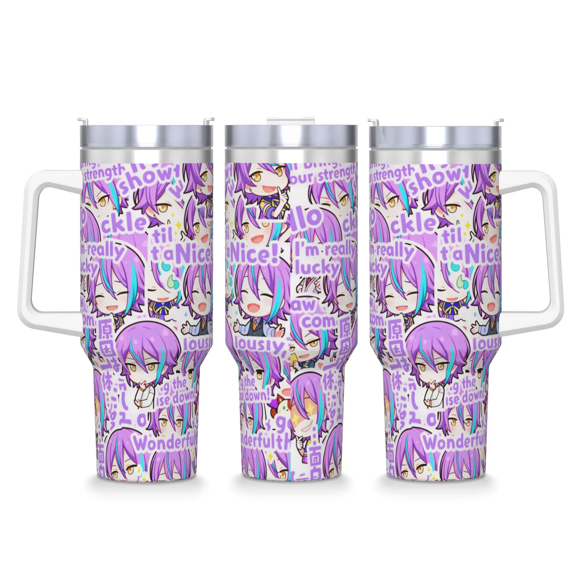 Project Sekai Rui Kamishiro Anime Game Tumbler  Cold and Hot Water Bottle Insulated Stainless Steel Coffee Mug Travel Mugs Cup